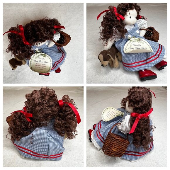 Set Of 3 Storybook Musical Dolls Dorothy Little Red Riding Hood Cinderella - Picture 5 of 16